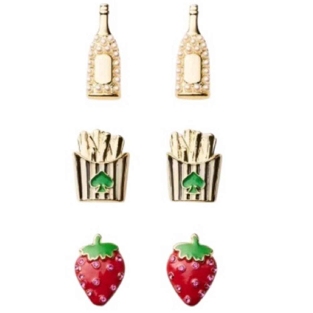 Kate Spade Women’s Earrings Mixed Novelty Stud 3pk kate spade NY/Target NWT